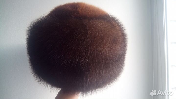 Шапка норковая улитка