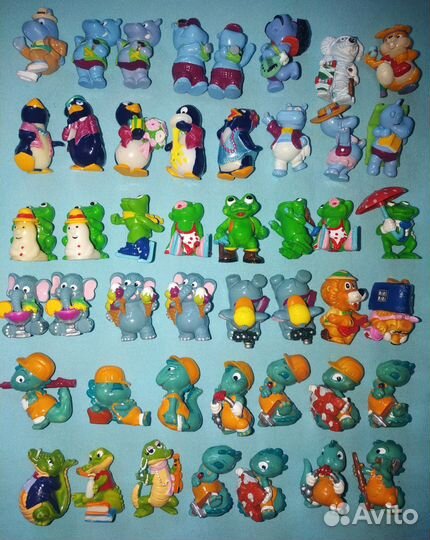 Киндер дино бегемот кроко лягушки перевертыш