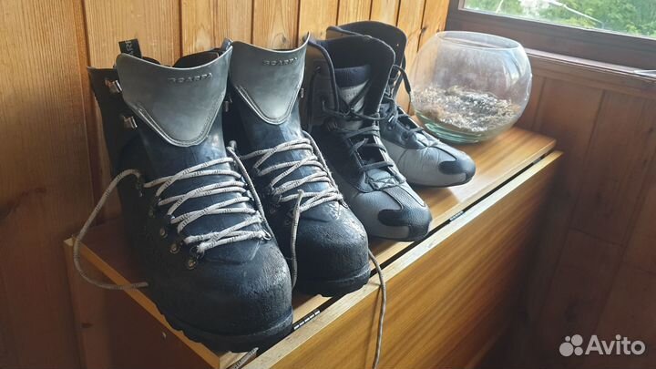 Альпинистские ботинки двуслойные scarpa vega