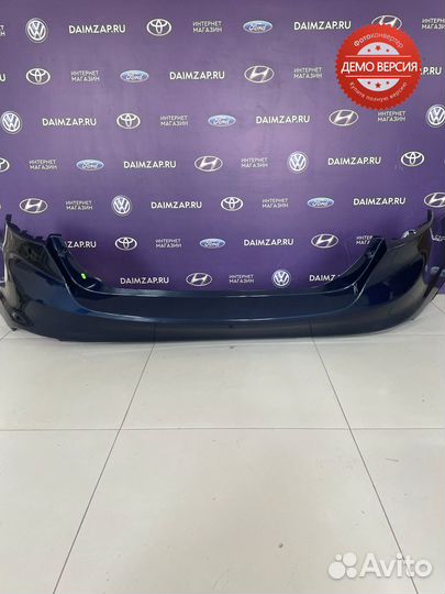 Бампер Задний Ford Focus 3 темно - синий