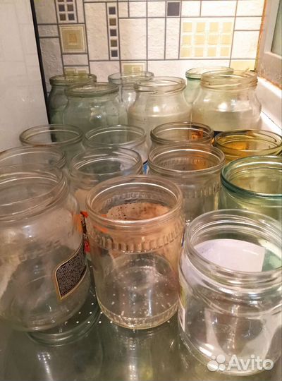 Банка стеклянная 0.5 0,7 и 1 л