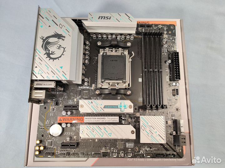 Мат. плата MSI B650M gaming plus wifi новая