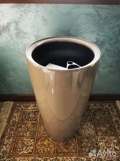 Кашпо Lechuza Rondo h75/ d40, новое