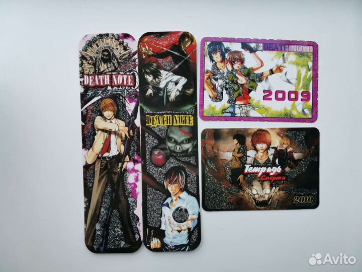 Наклейки, закладки, магниты, значки Тетрадь смерти