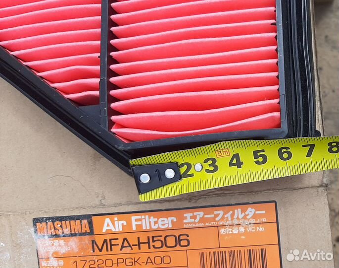 Honda воздушный фильтр