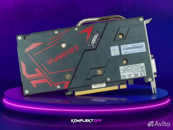 Видеокарта Colorful GTX 1660 Super 6GB