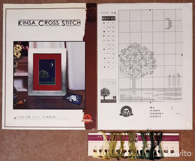 Наборы для вышивания (остатки), схемы