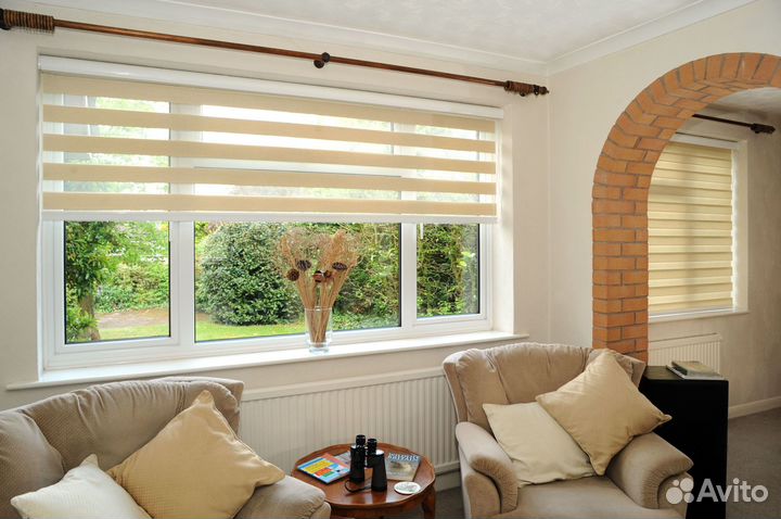 Рулонные шторы день, ночь