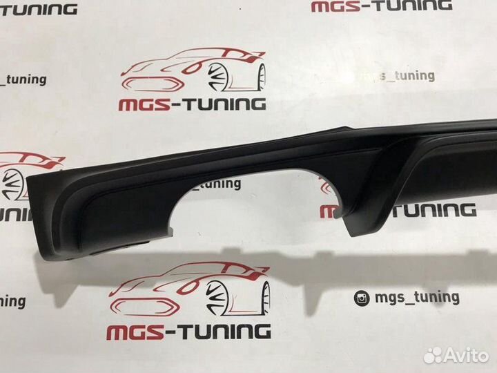 Диффузор BMW F30 M-Performance 2x0 черный мат