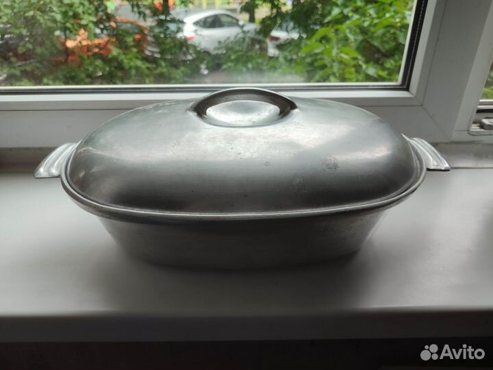 Чугунная утятница СССР 4 литра