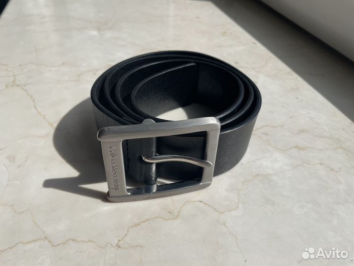 Мужской кожаный ремень Calvin Klein Jeans