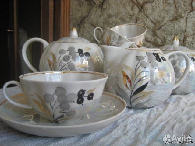 Чайные сервизы на 6 персон форма Тюльпан (Дулёво)