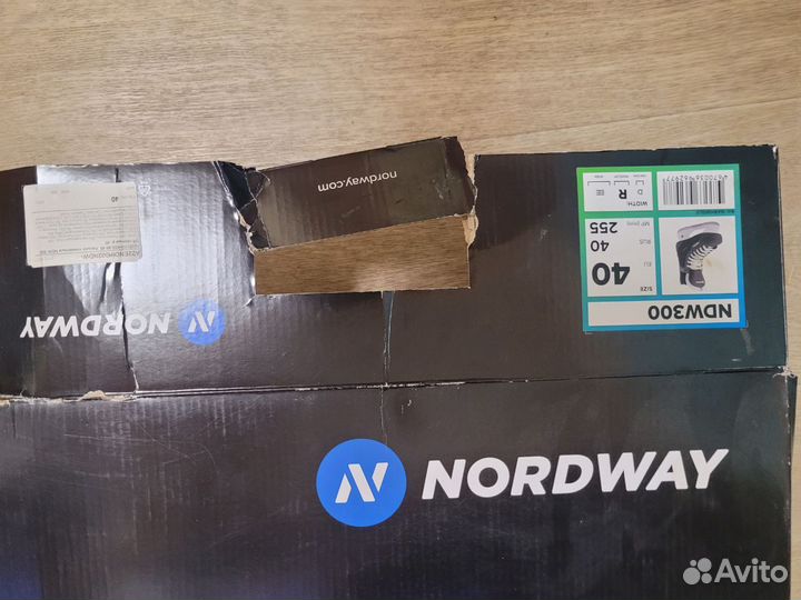 Коньки хоккейные nordway 40 размер