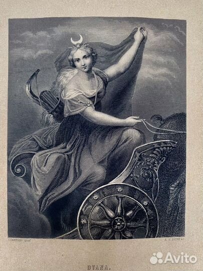 Гравюра Диана