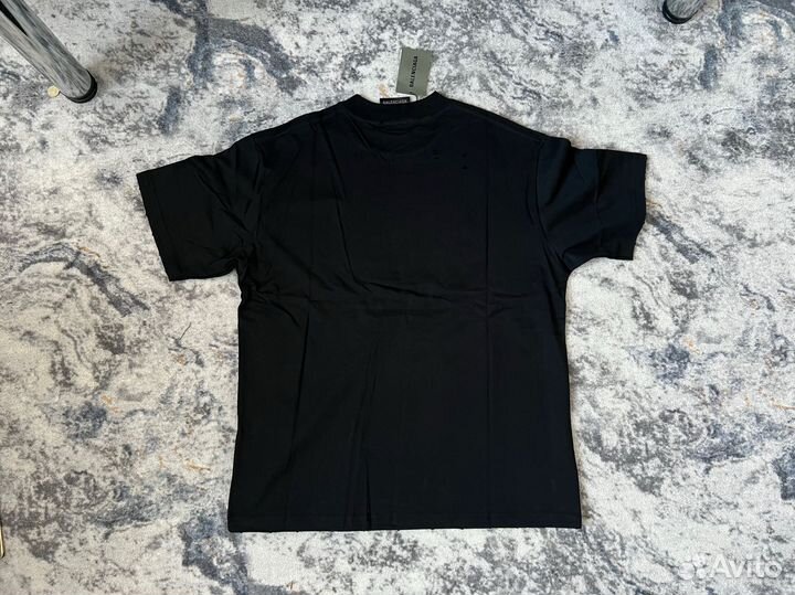 Balenciaga 23ss free styling tips t-shirt in black