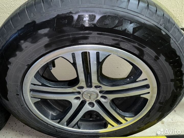 Оригинальные диски на mercedes r17