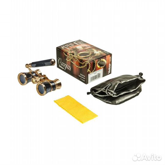 Бинокль театральный Veber бгц 3x25 лорнет черный