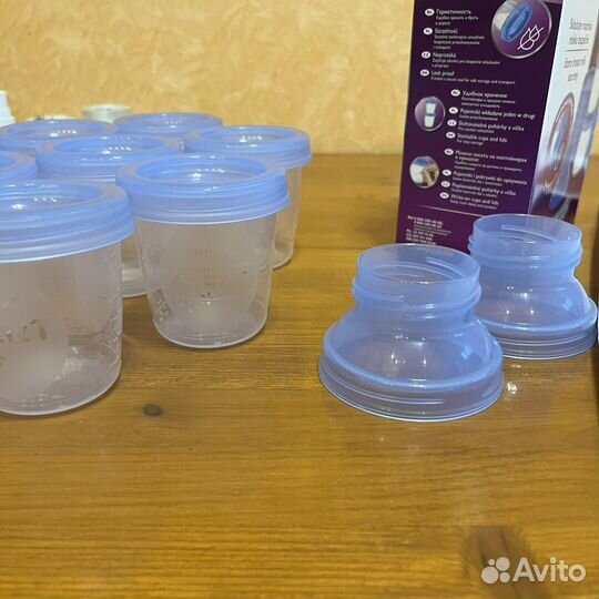 Avent новые контейнеры для грудного молока
