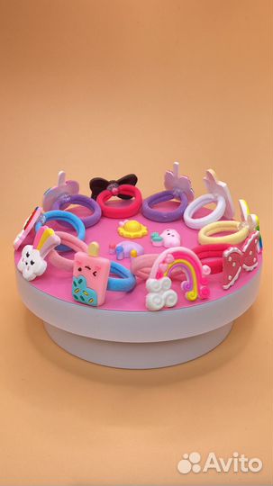 Резинки для волос “Радужный набор»