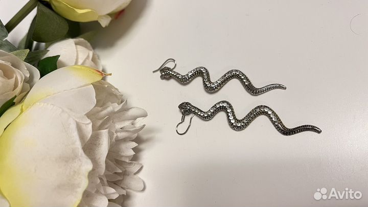 Серебряные сережки