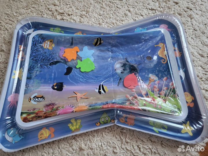 Детский водяной развивающий коврик