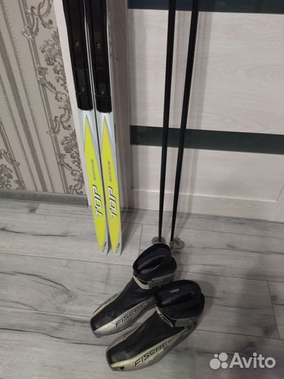 Лыжи беговые Tisa 185/конек/боты 41-42/палки 150