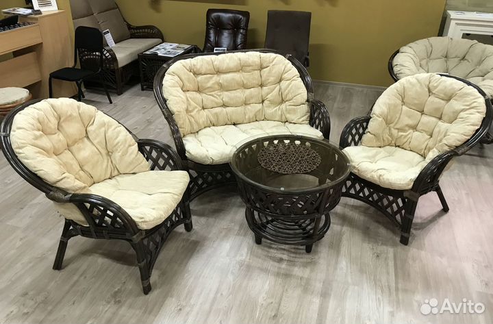 Мебель из натурального ротанга. Рассрочка. Сургут