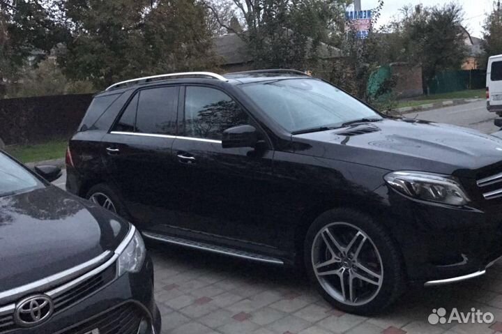 Пороги на мерседесы GLE GL ML 166 G463