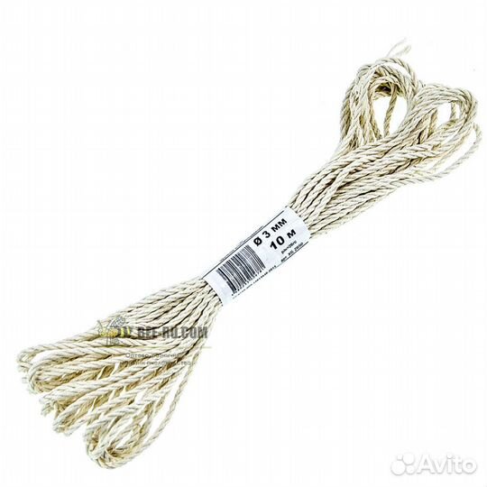 Фитиль свечной D 3 мм (10 метров)