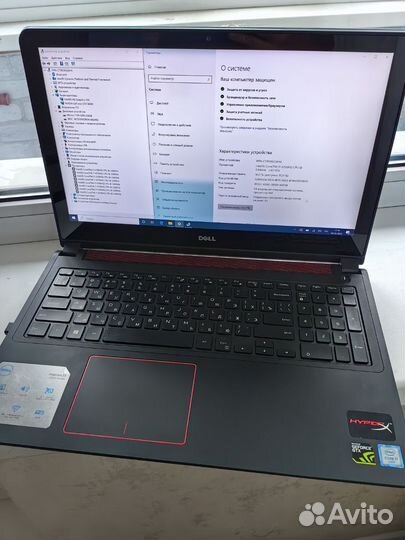 Ноутбук Dell с 4K, i7, 16GB, 4gb Vidio