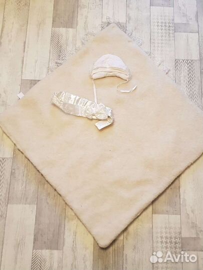 Конверт одеяло на выписку на меху