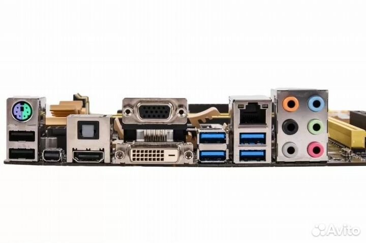 Материнская плата с процессором Intel i5 и памятью