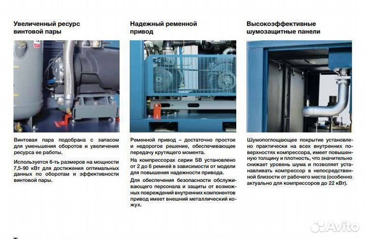 Компрессор 37 кВт винтовой