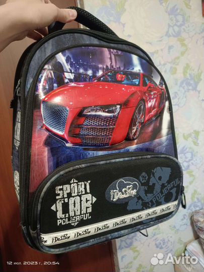 Рюкзак ранец ортопедический для мальчика Delune