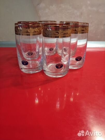 Набор стаканов Богемия (Bohemia),стакан cinzano