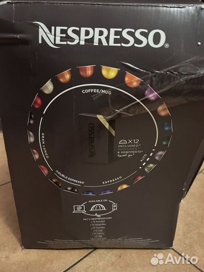 Кофемашина nespresso vertuo plus