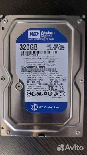 Жесткий диск WD 320 GB