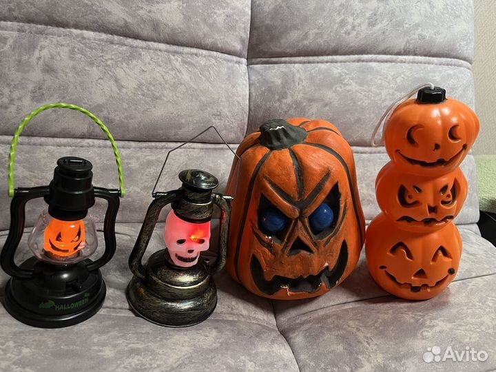 Декор для хеллоуна тыквы черепа