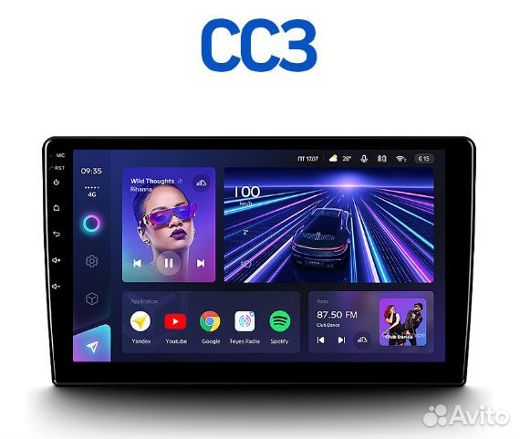 Новые оригинальные магнитолы Teyes CC3 4/32