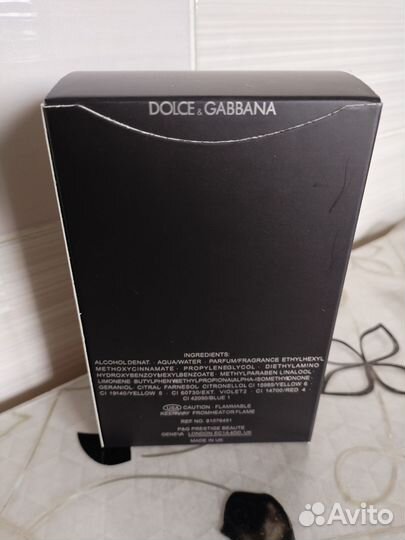 Мужской парфюм dolce gabbana