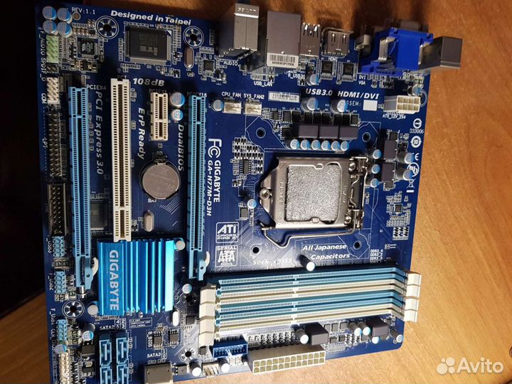 Материнская плата 1155 GA-H77M-D3H