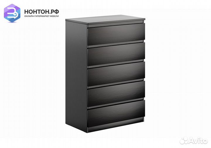 Комод Мальта 5 ящиков дуб венге