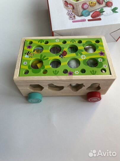 Сортер детский Новый деревянный