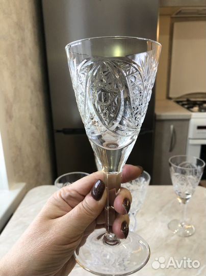 Хрустальные фужеры