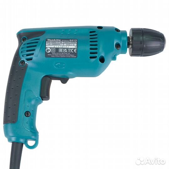 Сетевая дрель Makita 6413, 450 Вт