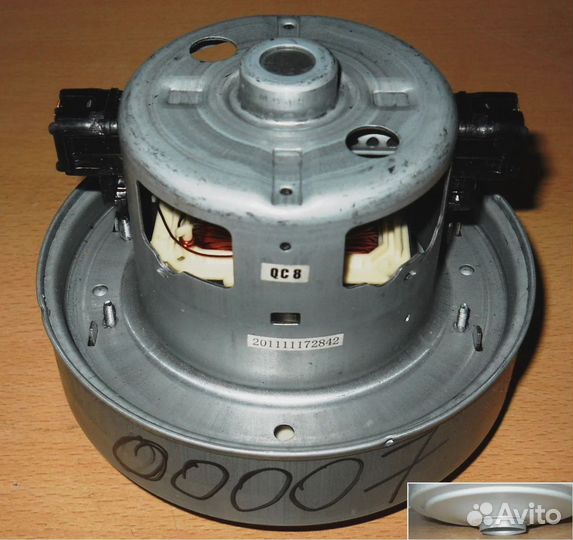 Двигатель пылесоса sams (H107/112, h50, D130), VCM