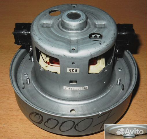 Двигатель пылесоса sams (H107/112, h50, D130), VCM