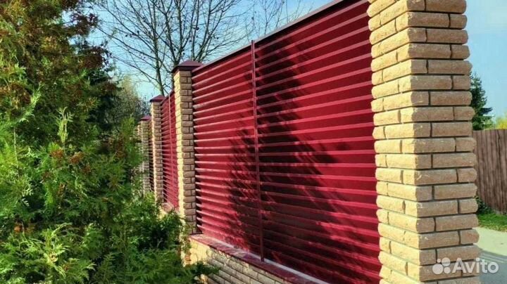 Забор жалюзи