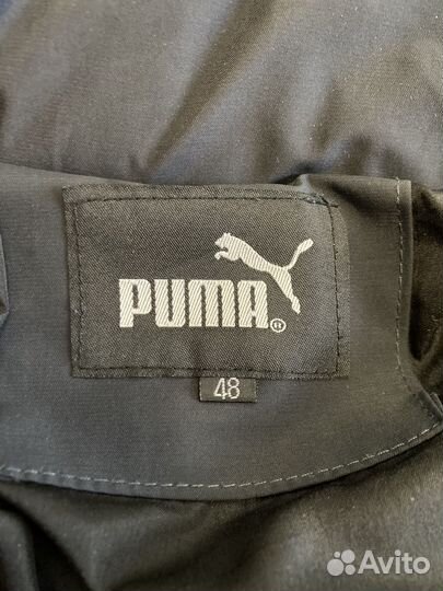 Пуховик зимний мужской удлиненный puma