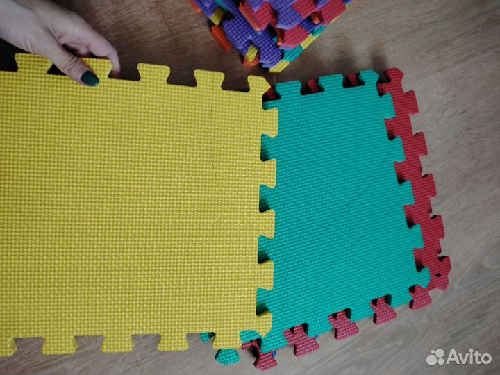 Пазлы коврик 17шт